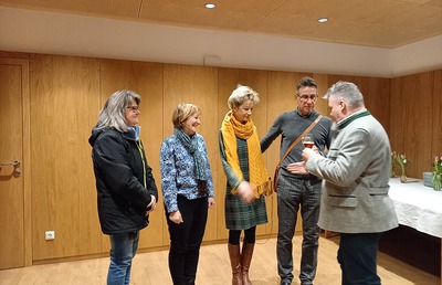 Anerkennung für die Mitarbeit